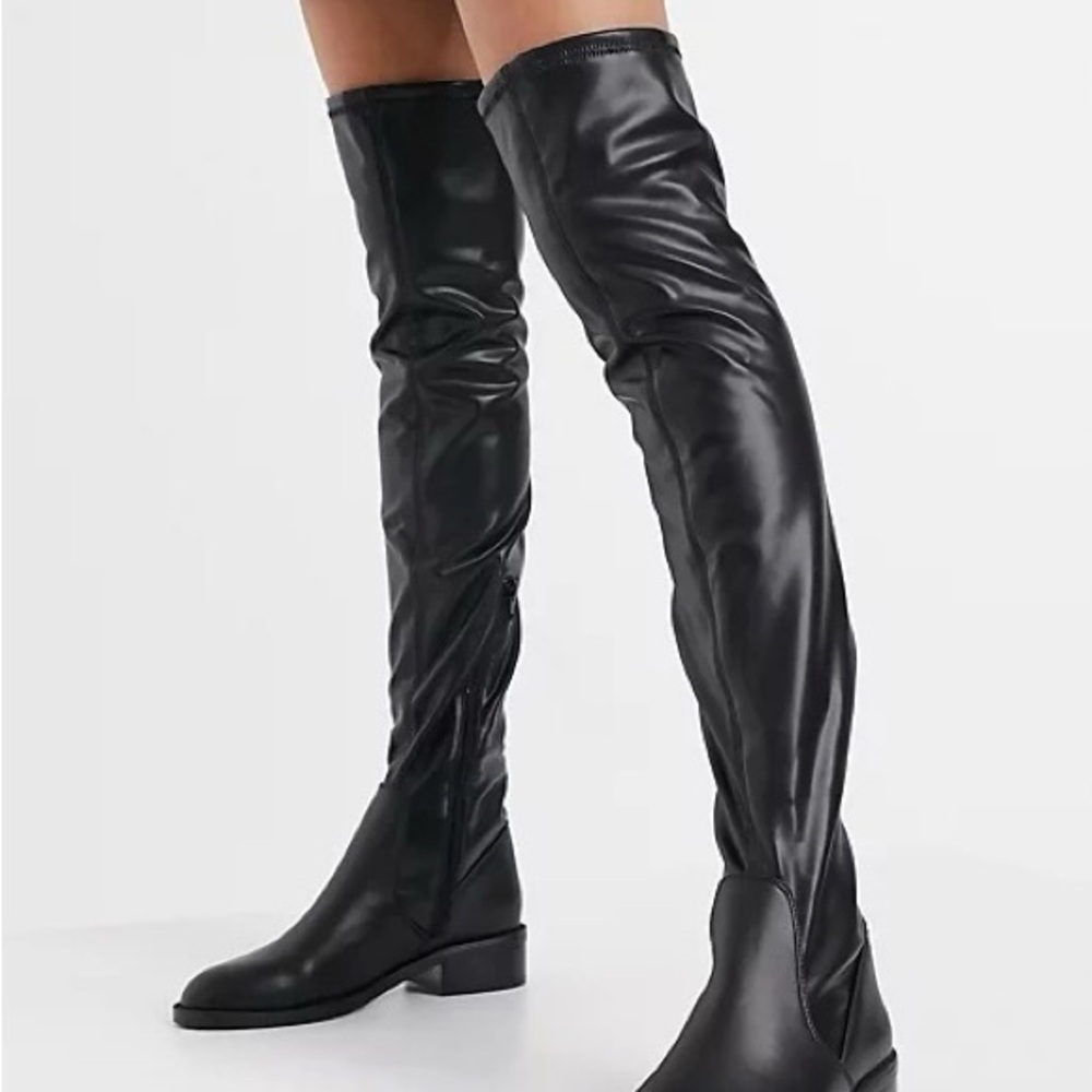 Aldo thigh high flat boots sz 8.5